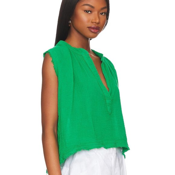9 Seed Emerald Green Women's Blouse - Picture 4 of 6